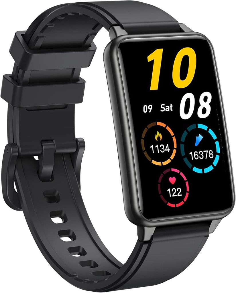 Aktivitätstracker 1,57”,Mehrere Workout-Modi, IP68, SpO2 Tracking, Schlaf-, Herz und Pulsüberwachung, bis zu 14 Tage Akkulaufzeit, Schlafüberw...