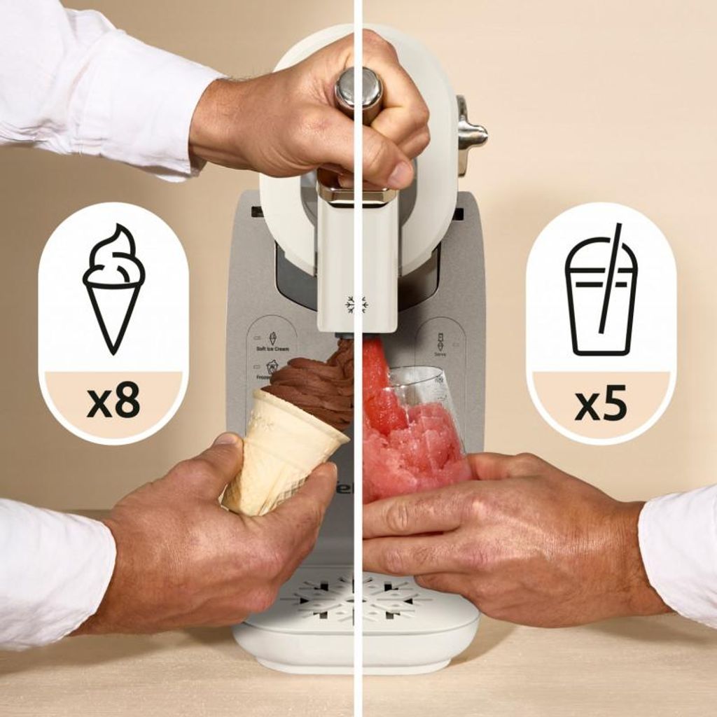 Tefal Freezi, 16-in-1 Instant Softeis- & Slushmaschine
