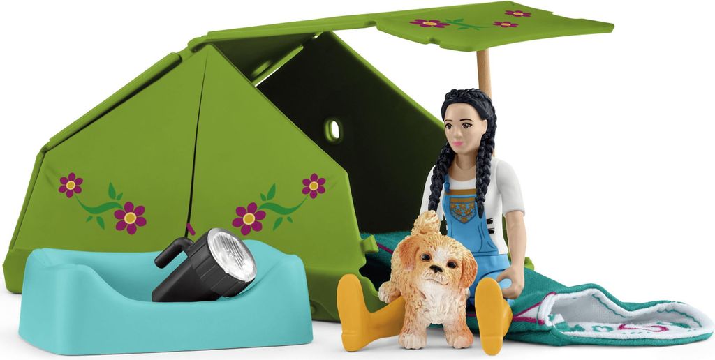 Schleich 42745 - Aventure en camping avec Kim (ne peut être Image du produit 