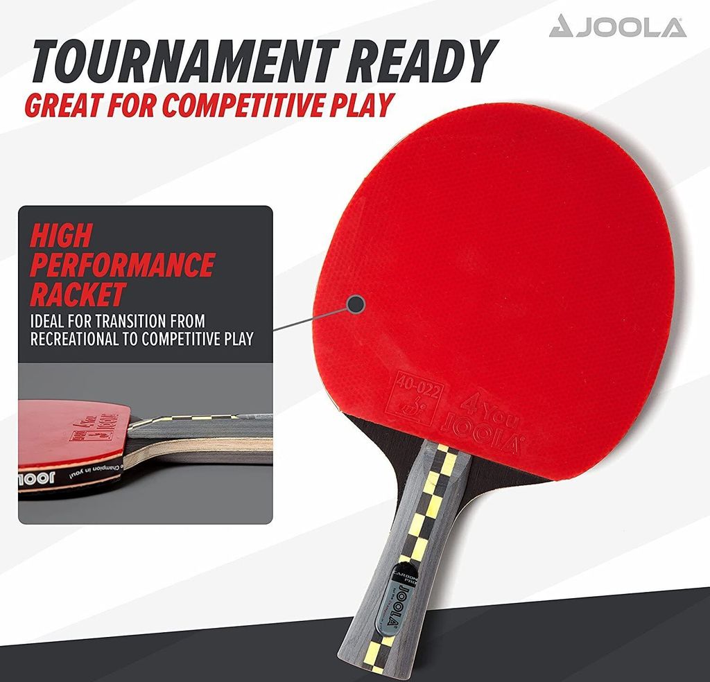 JOOLA pálka na stolný tenis Carbon Pro ITTF schválená pálka Obrázok produktu 11