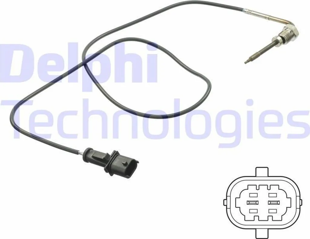 Capteur de température gaz d'échappement Delphi TS30112 robuste et précis