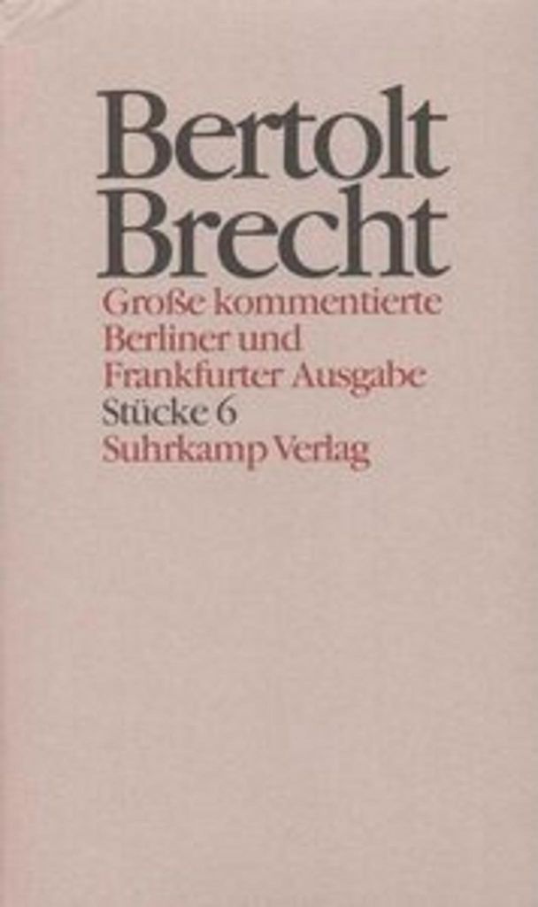 Brecht, B: Werke 6/Ld