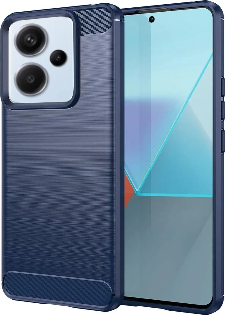 Custodia Carbonio Blu Xiaomi Redmi Note 13 Pro+: Protezione Top