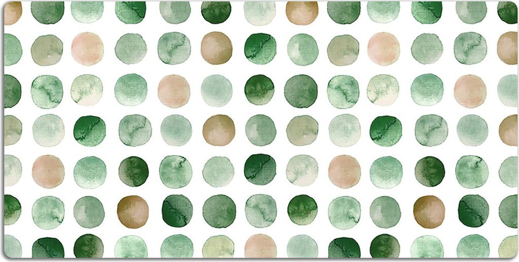 Schreibtischmatte Tischunterlage 100x50 cm Mauspad - Bunte Punkte