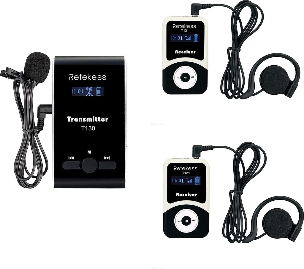 Retekess T130-T131 Sistemi di guida turistica Tourguide 99 Immagine del prodotto 