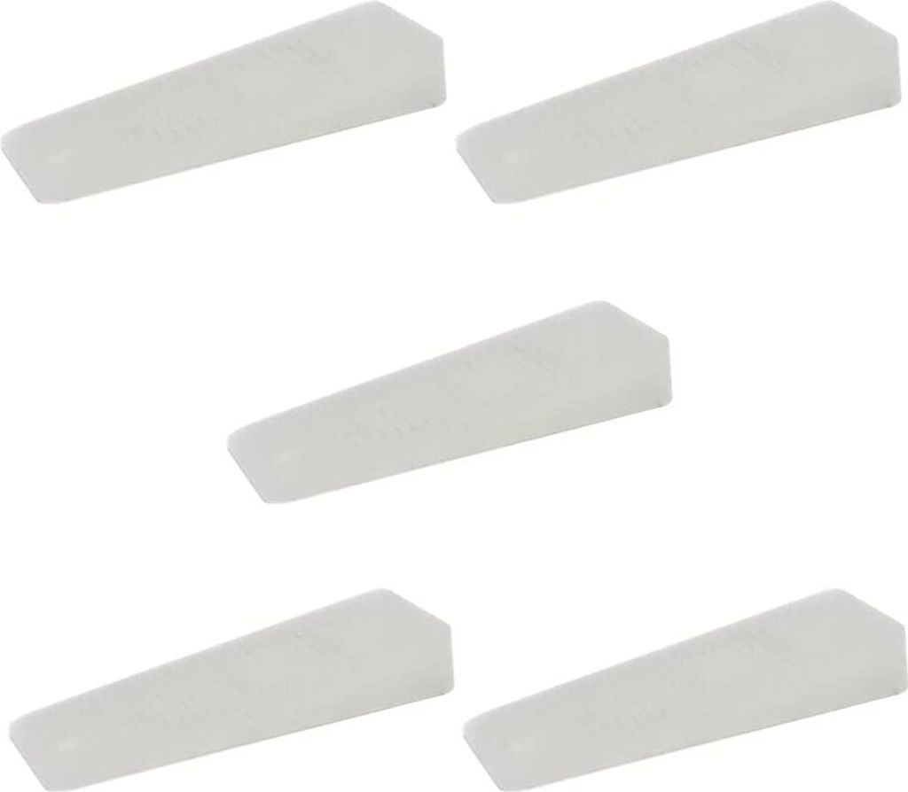 5x sossai Türkeile aus Hartgummi in Transparent Türstopper Türpuffer Keil Türkeil