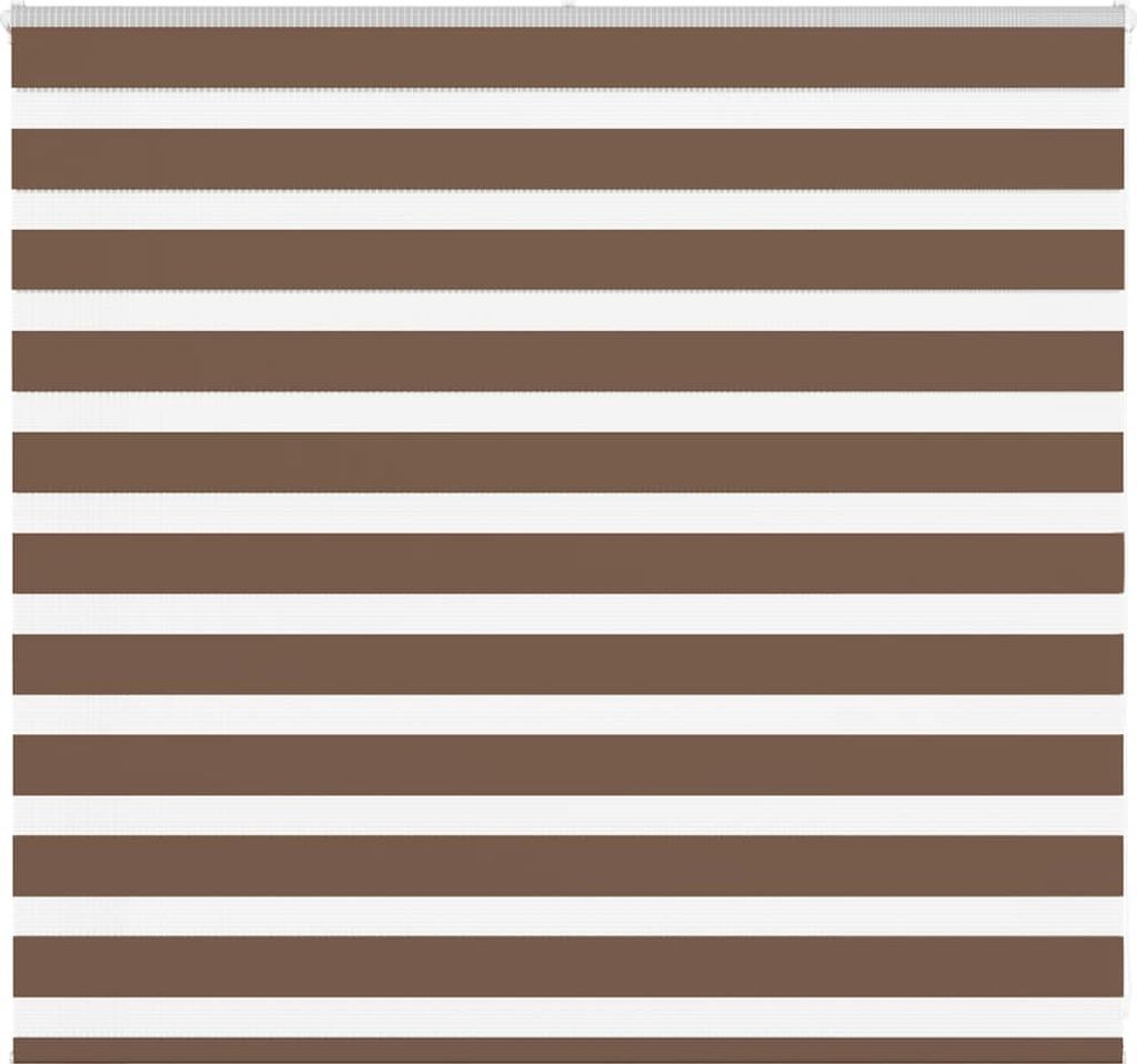 Maison Exclusive - Doppelrollo Braun 155x100 cm Stoffbreite 150,9 cm Polyester