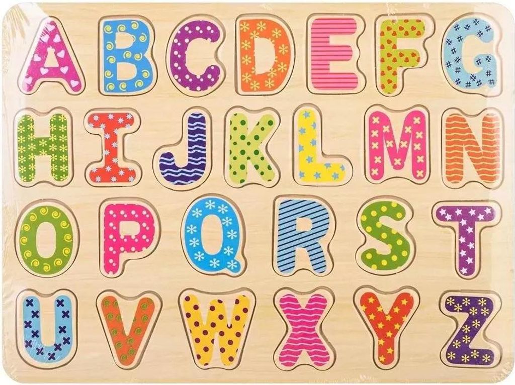 Holzpuzzle - Alphabet