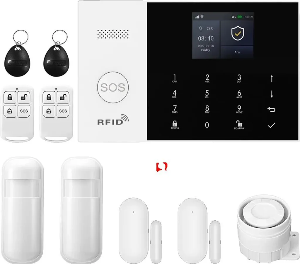 Sécurisez votre intérieur avec cette alarme pilotable par smartphone