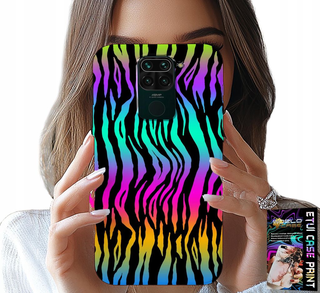 Fall Für Xiaomi Note 9 - Abstrakte Bunte Muster Fall + Film