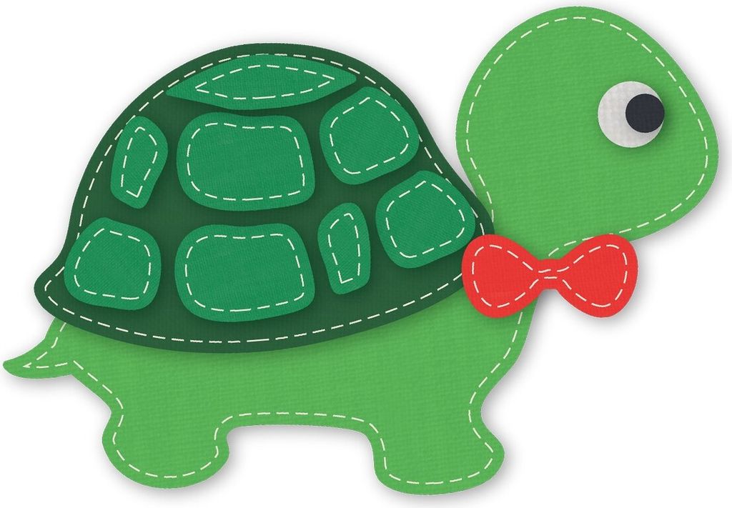 Crafters Edge Stanzform Set Sheldon die Schildkröte