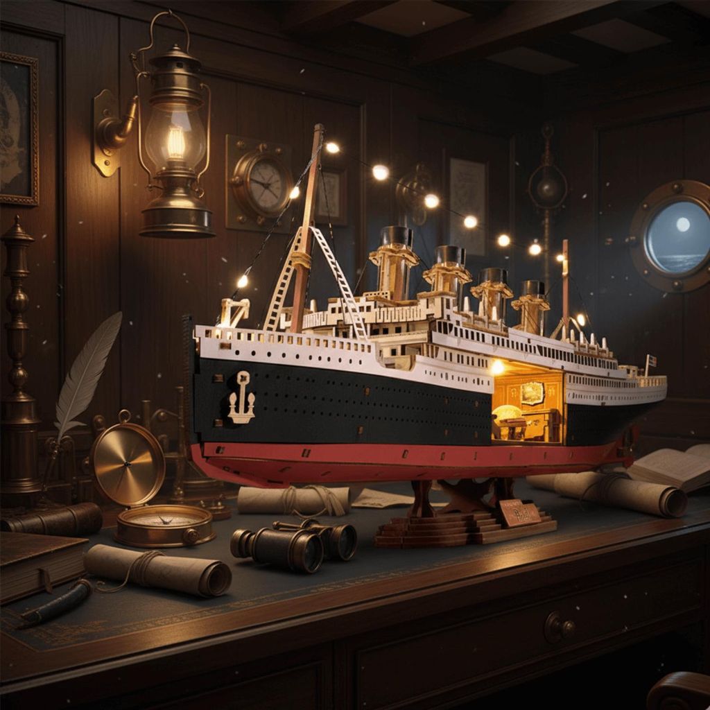 3D-puzzel "1912 Věčný Atlantische Voyager", hout, Rolife, Productafbeelding 