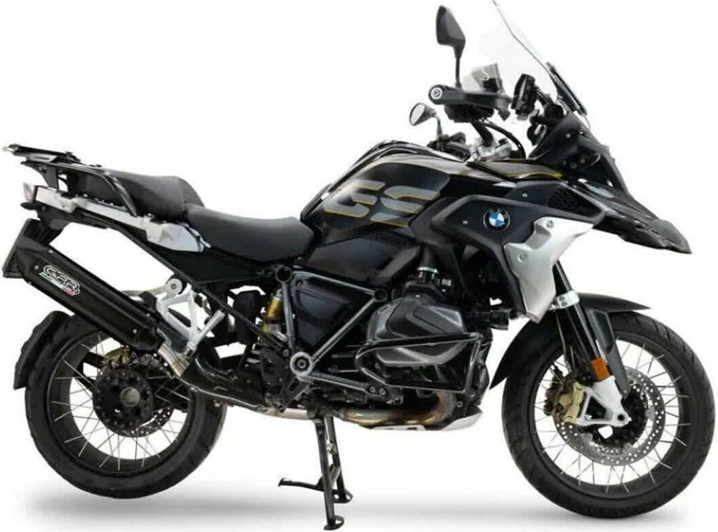 GPR Furore-X Slip-On Auspuff Schwarz Titan Genehmigt für Bmw R 1250 Gs E4