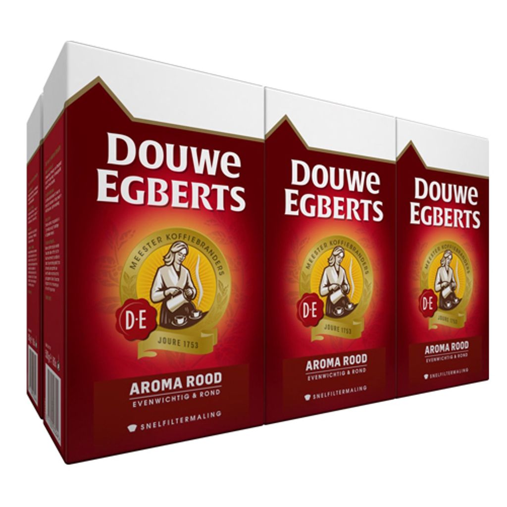 Douwe Egberts - Aroma Rood Gemahlener kaffee - 6x 500g Produktbild 