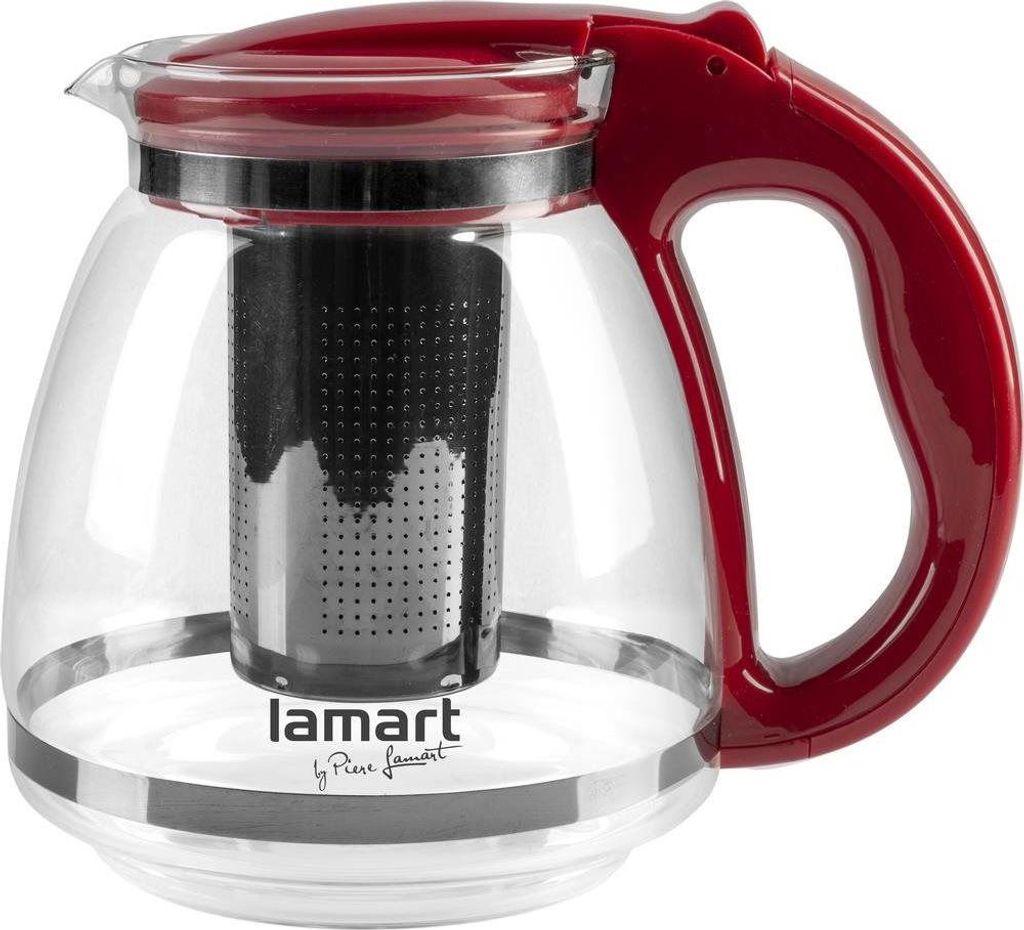 LAMART Teekanne LT7074 1,5L ROT VERRE