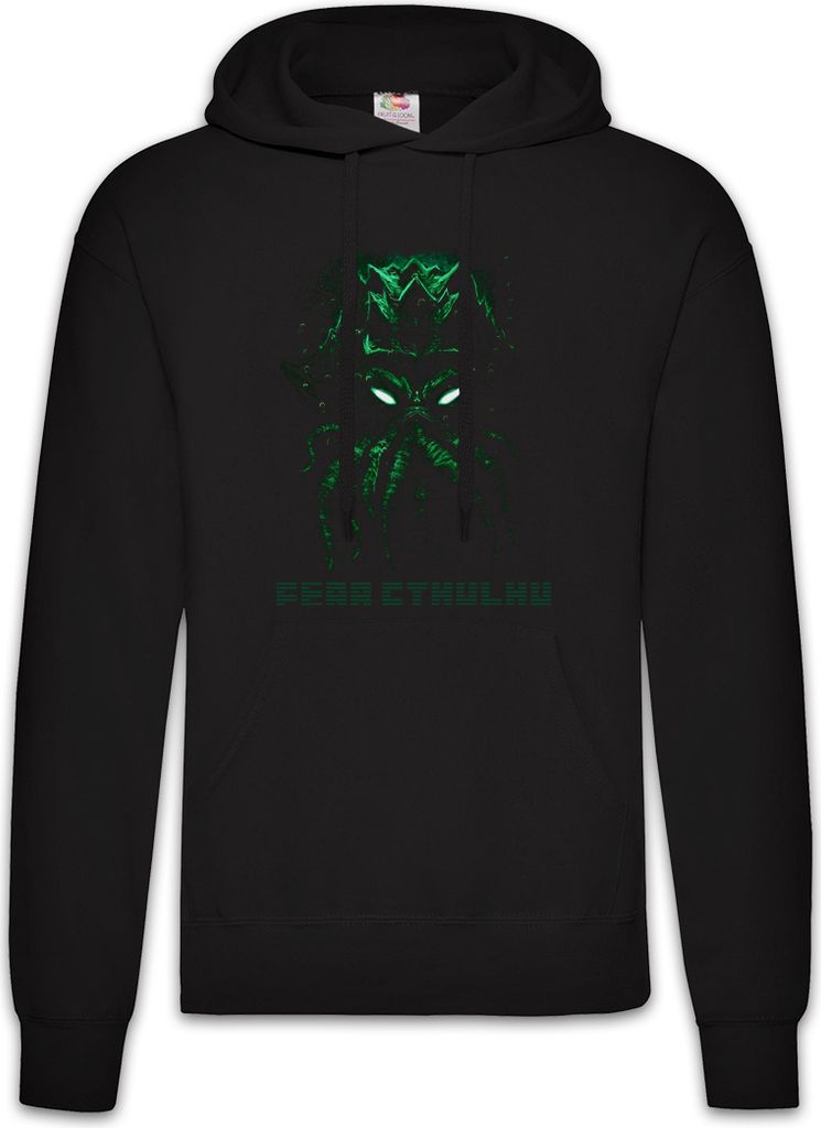 Urban Backwoods Fear Cthulhu, Herren Hoodie, Farbe: Schwarz, Größe: 3XL