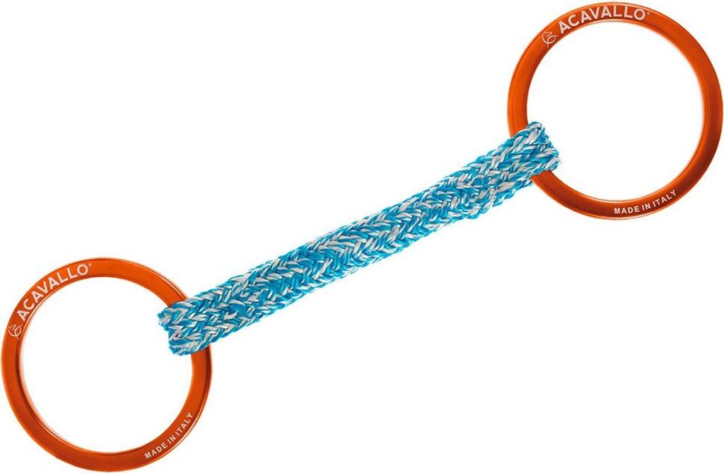 Acavallo Jumpe Alupro Bit, Farbe:orange, Mundstücklänge in cm:11.5