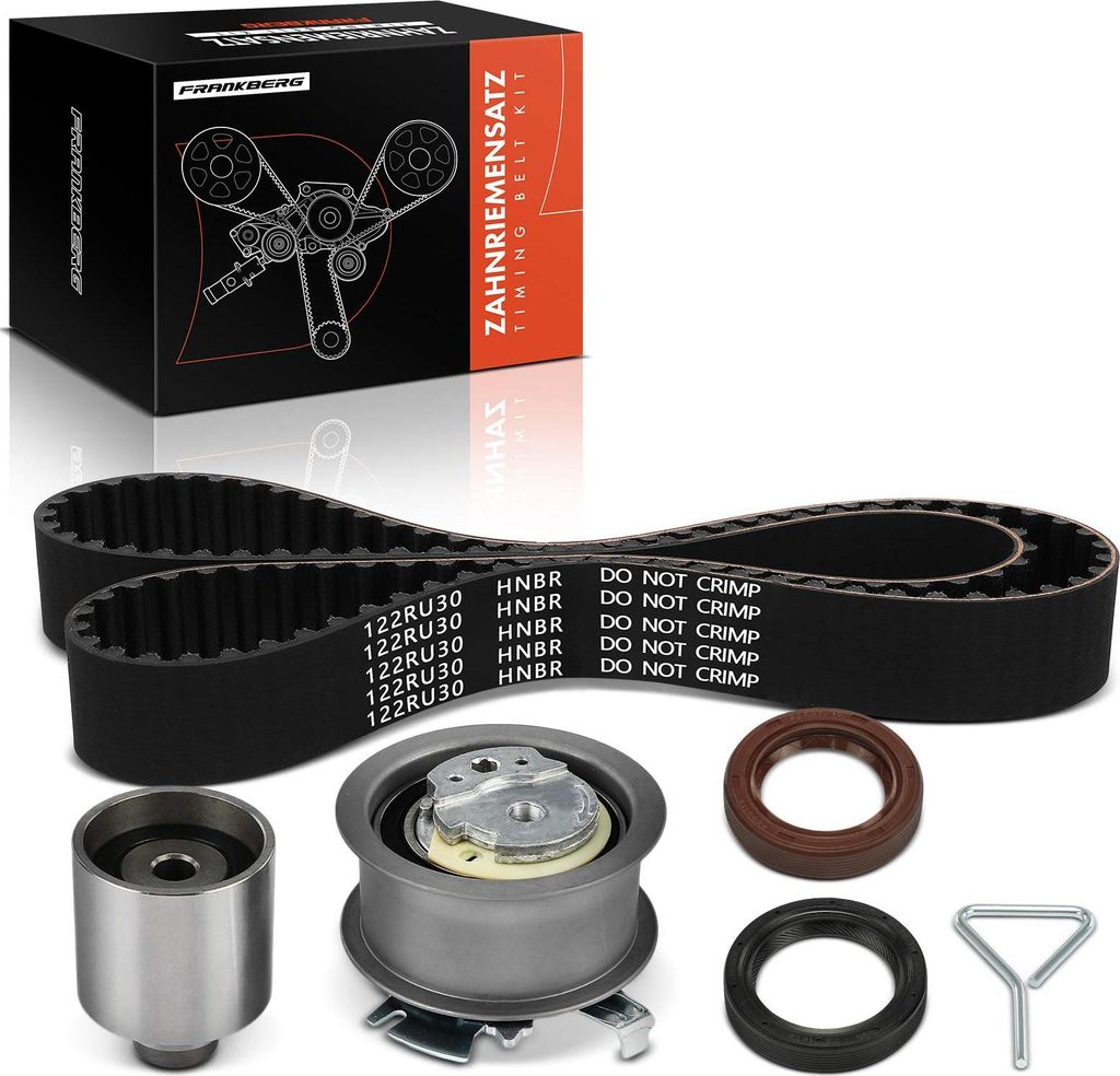 Frankberg 1x Zahnriemensatz Zahnriemen für VW Golf Audi A3 A6 Seat Leon Toledo Skoda Octavia