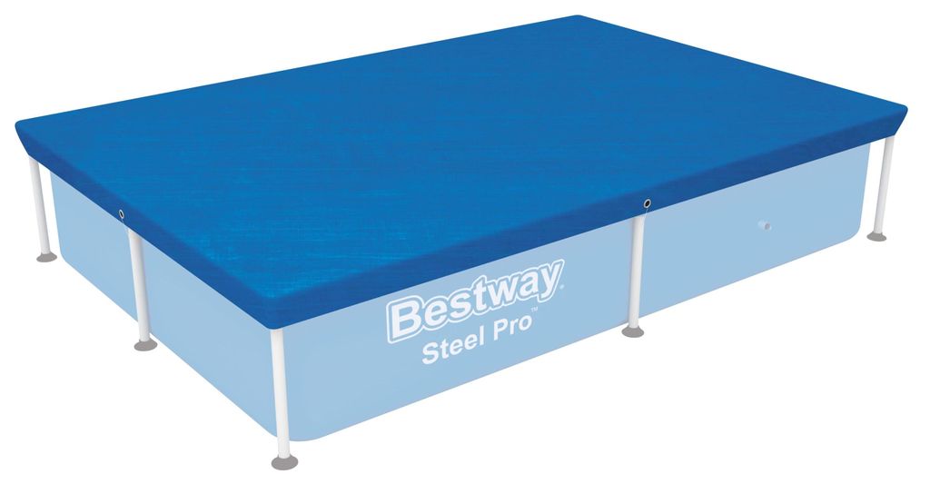 Abdeckung 224x154cm für Steel Pro Rahmenpool 221x150x43cm BESTWAY