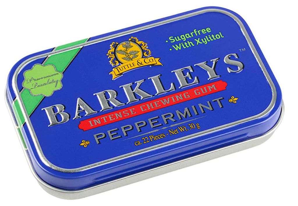 Barkleys Intense Peppermint Gum žvýkačky bez cukru 30g Obrázek produktu 