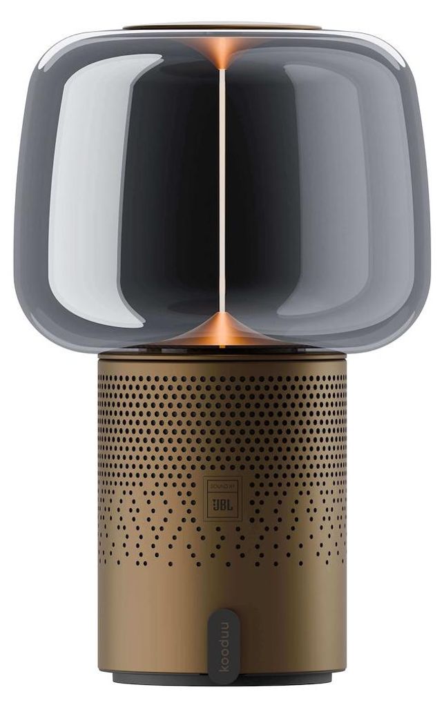 Kooduu - Lampa przenośna z głośnikiem Serena Play Brązowa Zdjęcie produktu 