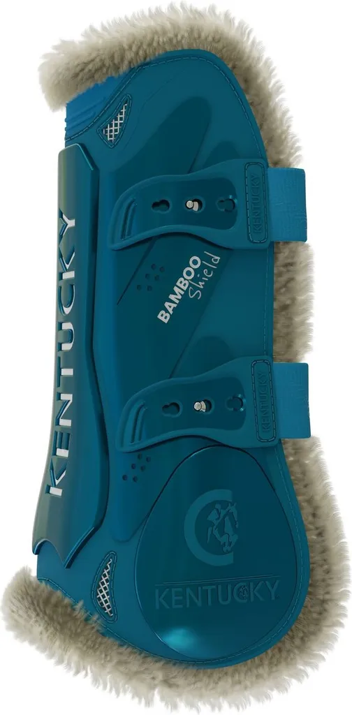 Guêtres de Protection Cheval en Mouton et Bambou Kentucky Horsewear Noir