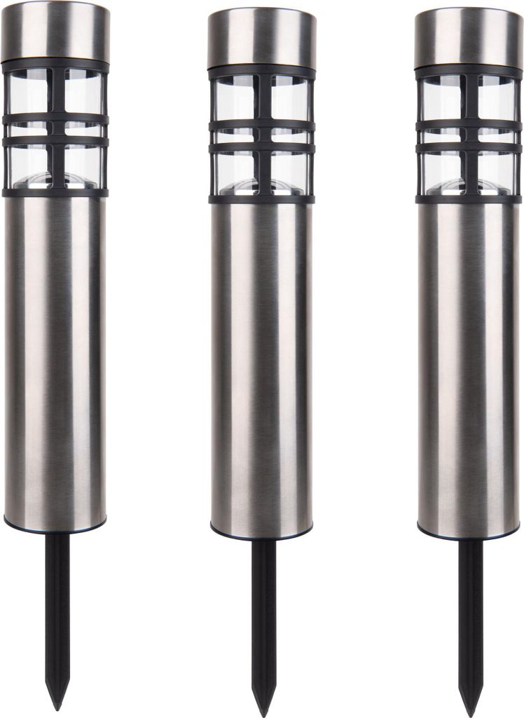 Näve Leuchten 3er-Set Solar-/Dekoerdspieß "BOBBY" H: 42cm Produktbild 