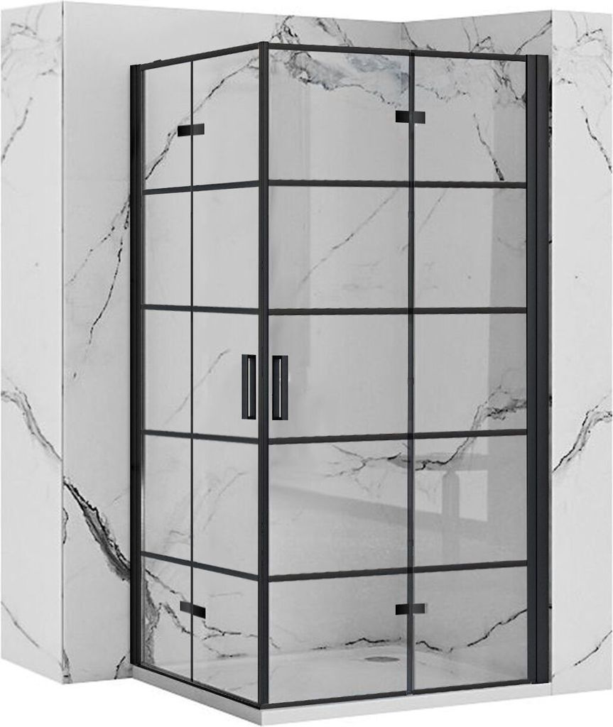 Rea Duschkabine Molier Double 90X90 Black