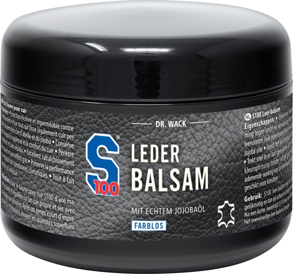 S100 Leder-Balsam 250ml: Farbloser Schutz für Glattleder Produktbild 