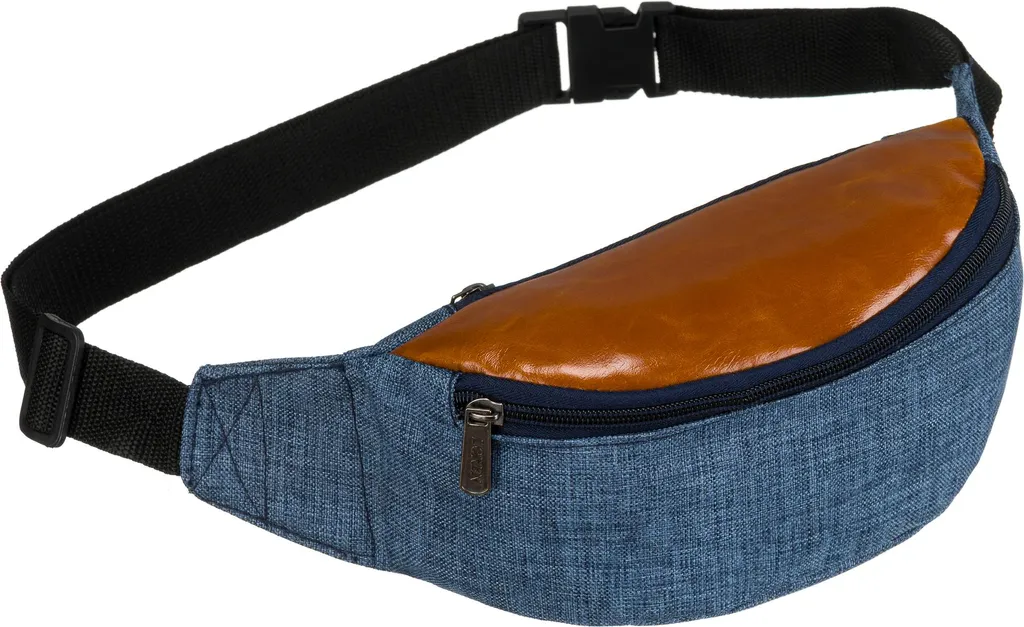 WB05A-NAVY/BROWN Borsa da cintura