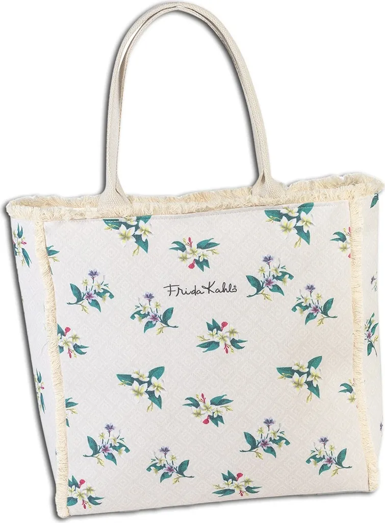 Frida Kahlo Canvas Sac Anse Nature Vert Foncé OTI800I - Tote Bag Art