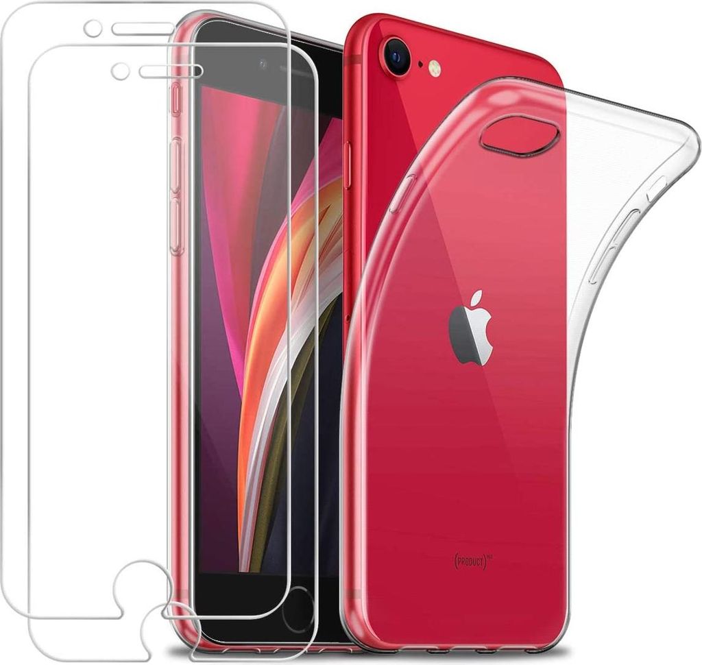 Housse pour iPhone SE 2022 / SE 2020 avec 2 films de Image du produit 