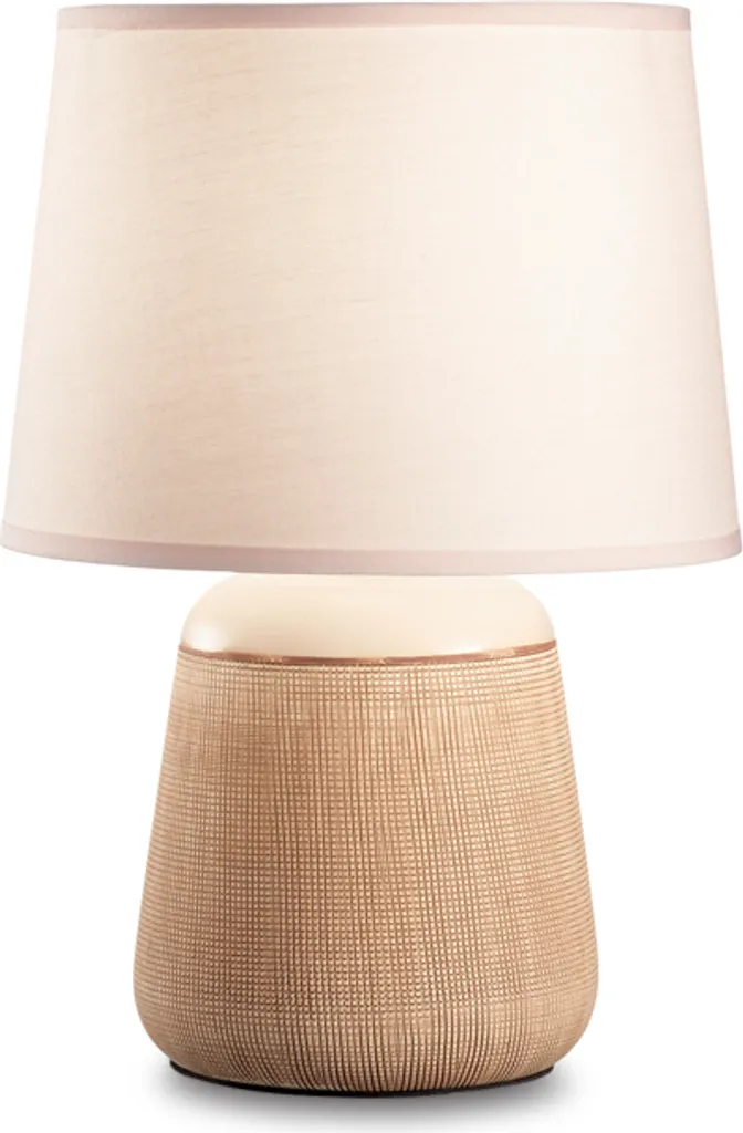Lampada da Scrivania Provenzale Kali' 2 Ceramica e Metallo Bianco