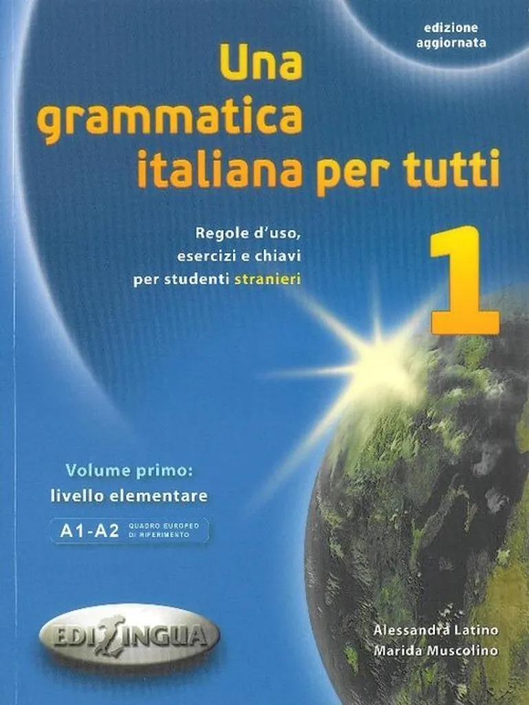 Méthode d'italien niveau A1 A2 livre de grammaire et lexique complet