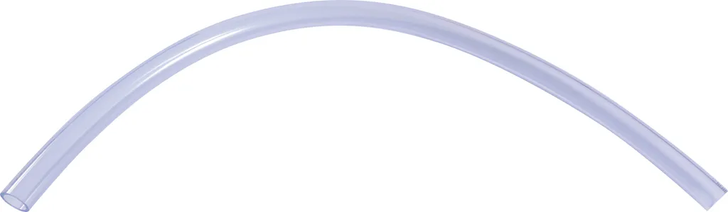 Tuyau transparent en PVC souple 19/25 mm longueur 1m pour transfert