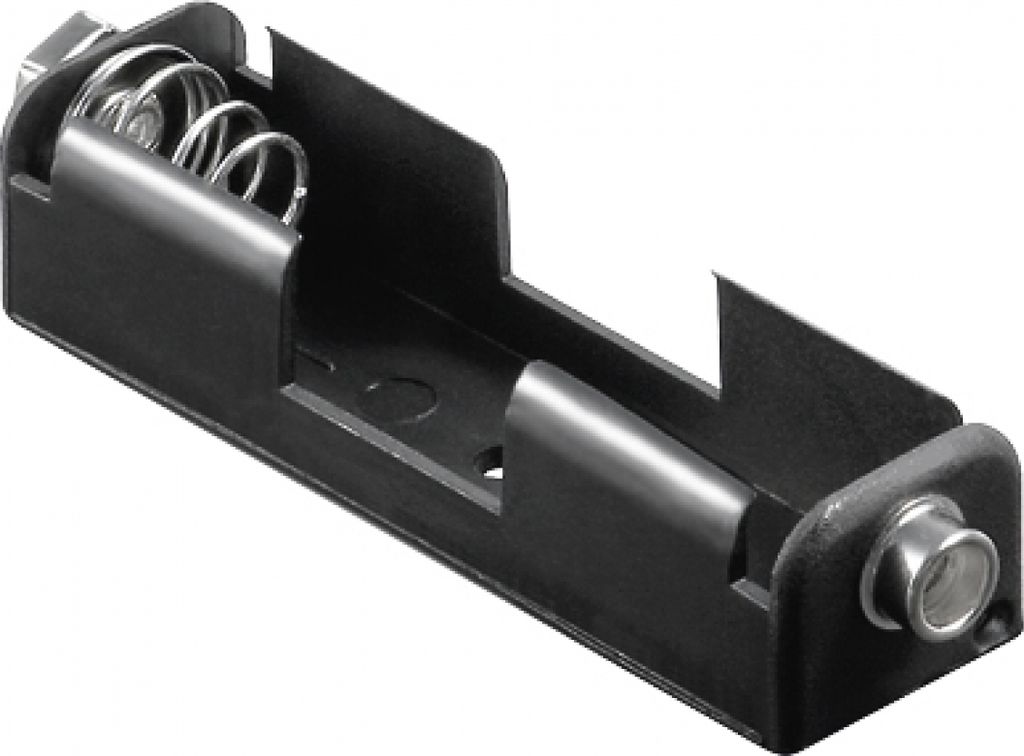 goobay Batteriehalter 1x Mignon AA mit Druckknopfanschluß