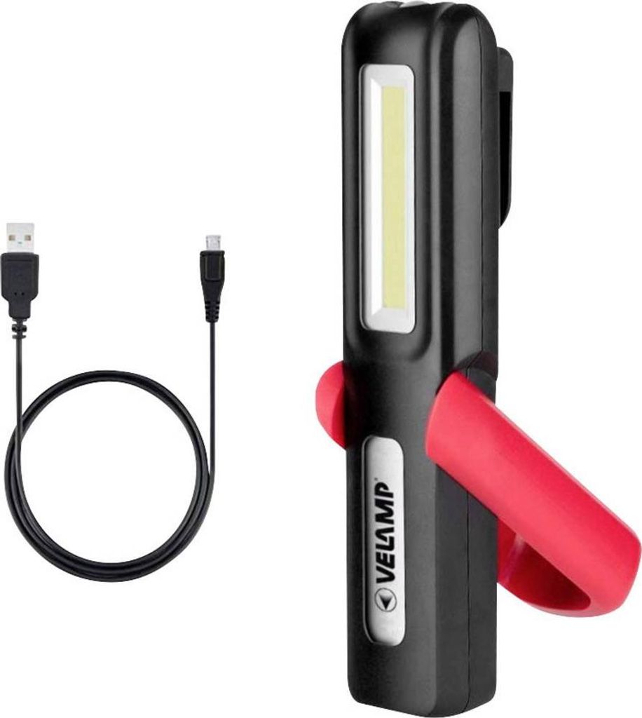 SELVA LED-Arbeitsleuchte 2-in-1 mit Haken und Magnet - wiederaufladbar!