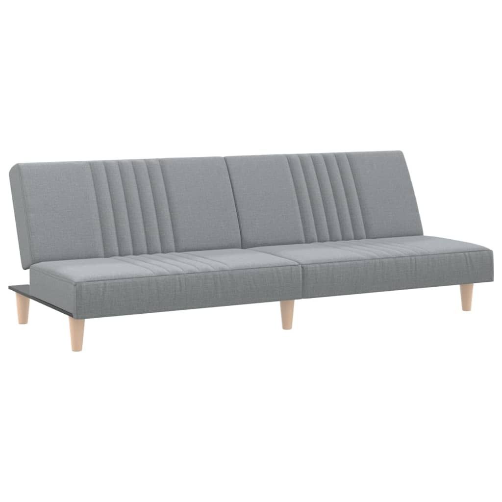 rozkladacia pohovka vidaXL Light Grey Fabric Obrázok produktu 