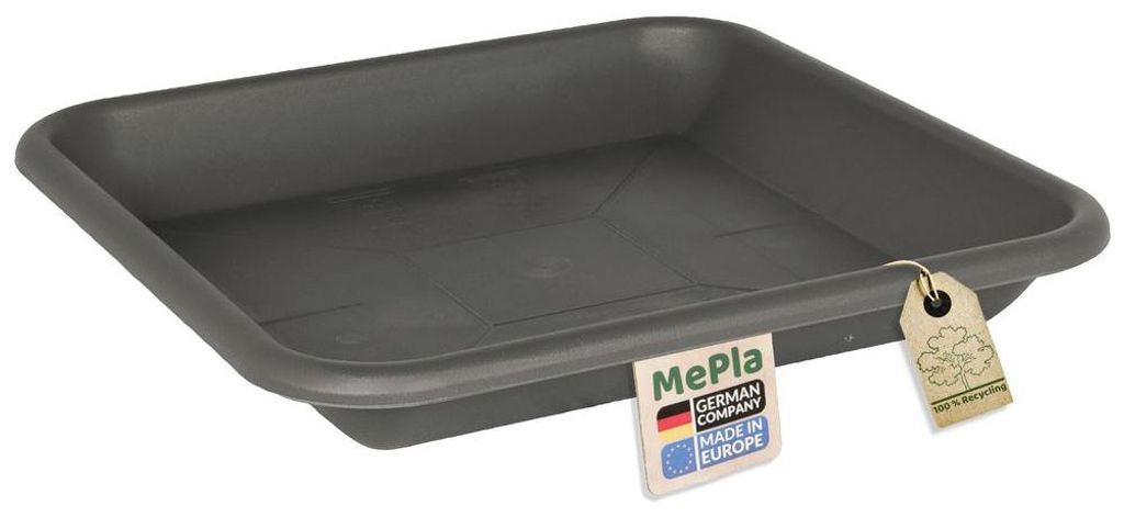 MePla - Untersetzer Quadrat 49x49 anthrazit Produktbild 