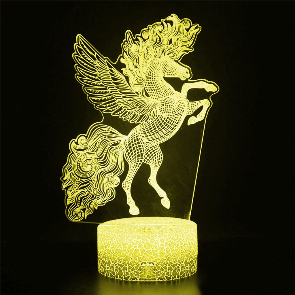 3D LED Nachtlicht Delphin-Serie Tisch Schreibtischlampe Kinderzimmer Geschenk DE 