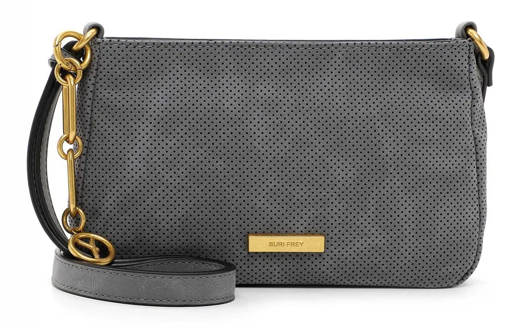 SURI FREY Romy May: Borsa a Tracolla Pratica in Grigio Antracite