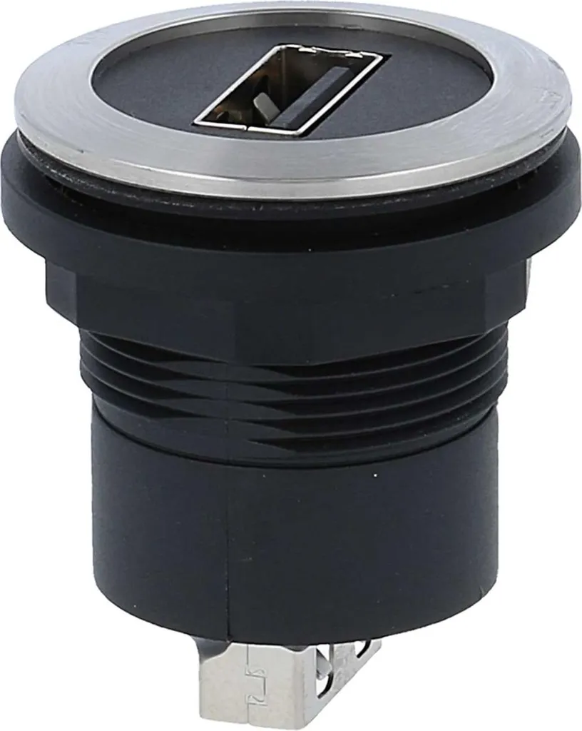 Design & Forza: Presa USB Schlegel Acciaio Inox RONTRON-R-JUWEL