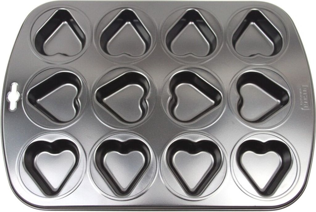 Original Kaiser 12er Mini-Herz Muffinbackform Love Produktbild 1
