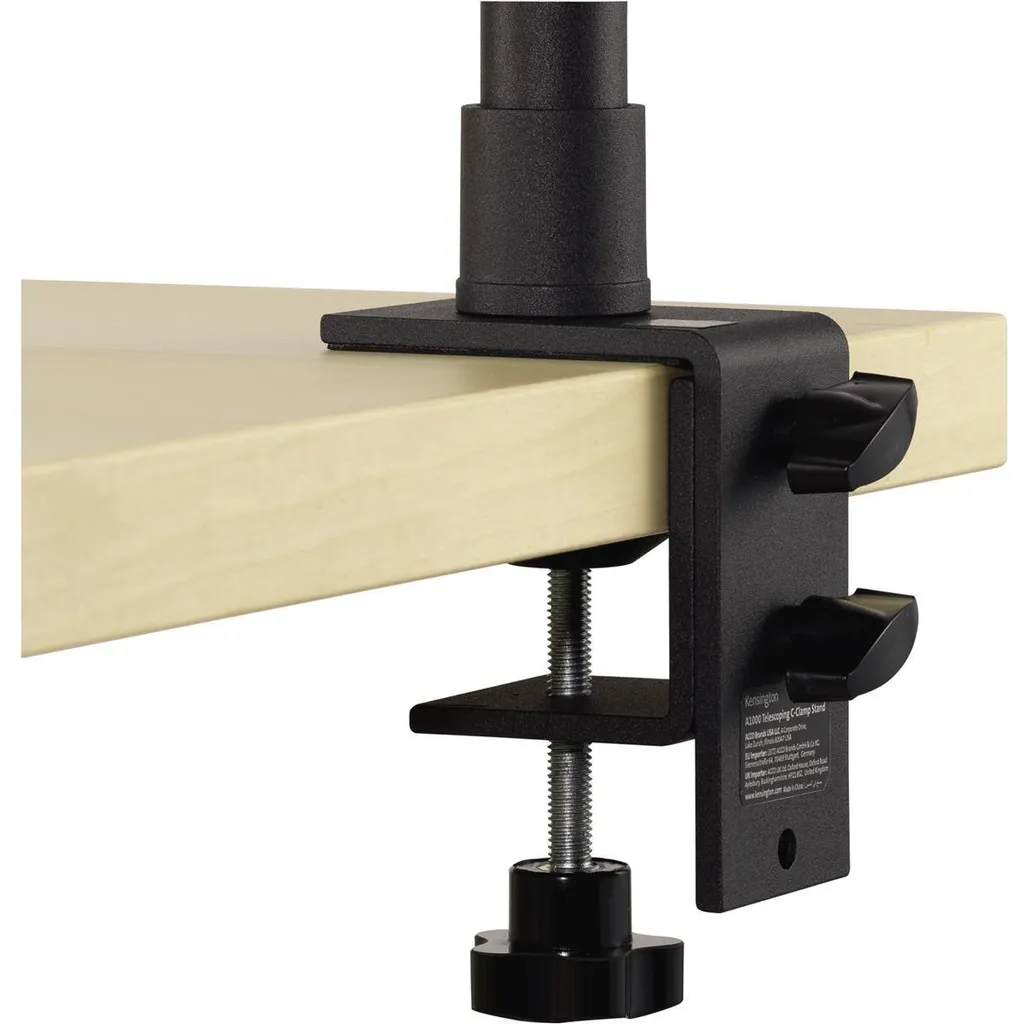Fixation de bureau télescopique Kensington avec pince C pour table