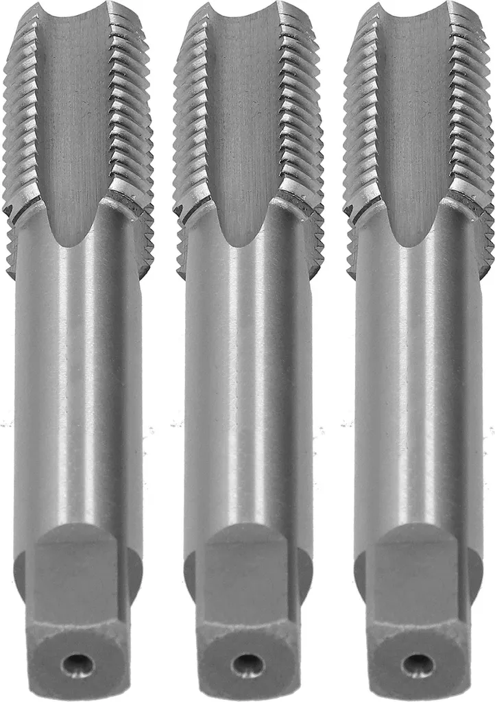 Jeu de 3 Tarauds Machine M22 en Acier Rapide HSS Haute Performance