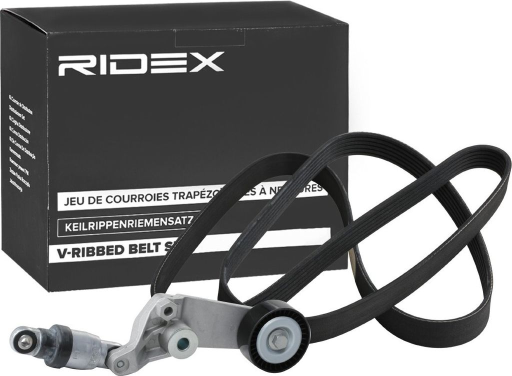 RIDEX 542R0725 Keilrippenriemensatz für TOYOTA COROLLA Verso (ZER, ZZE12, R1)