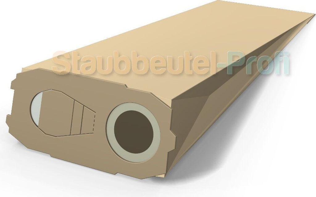 A single vacuum cleaner bag is shown against a white background.