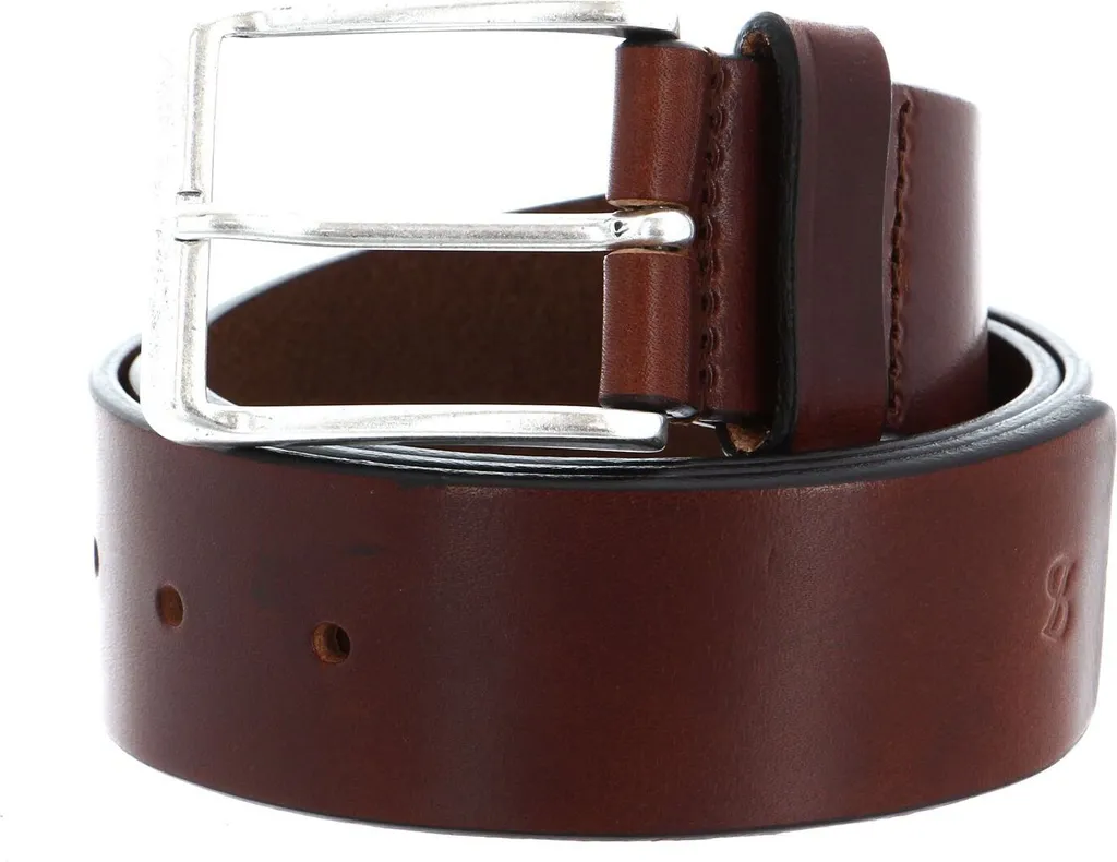 SADDLER Hermann Belt W85 Brown: Cintura in Cuoio per Abito e Casual