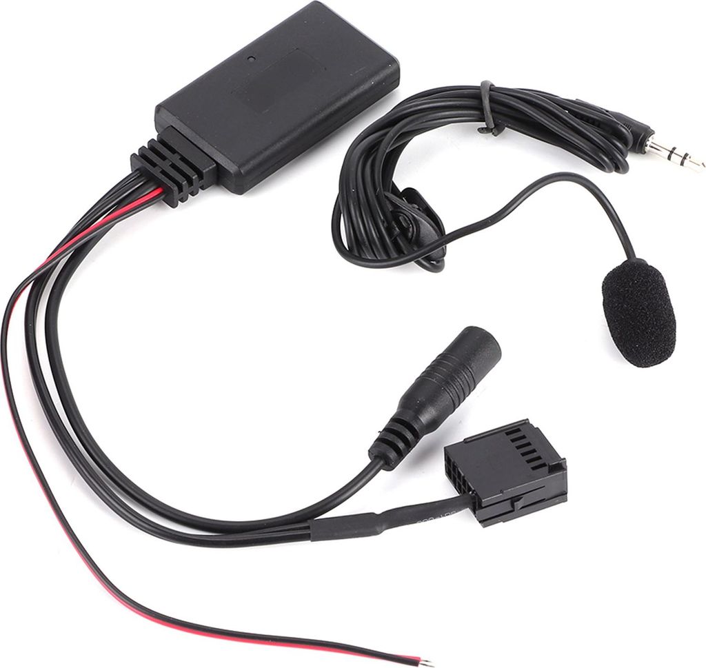 Bluetooth-AUX-IN-Kabeladapter für Auto mit Mikrofon für Freisprechanrufe, passend für Ford Focus 6000CD