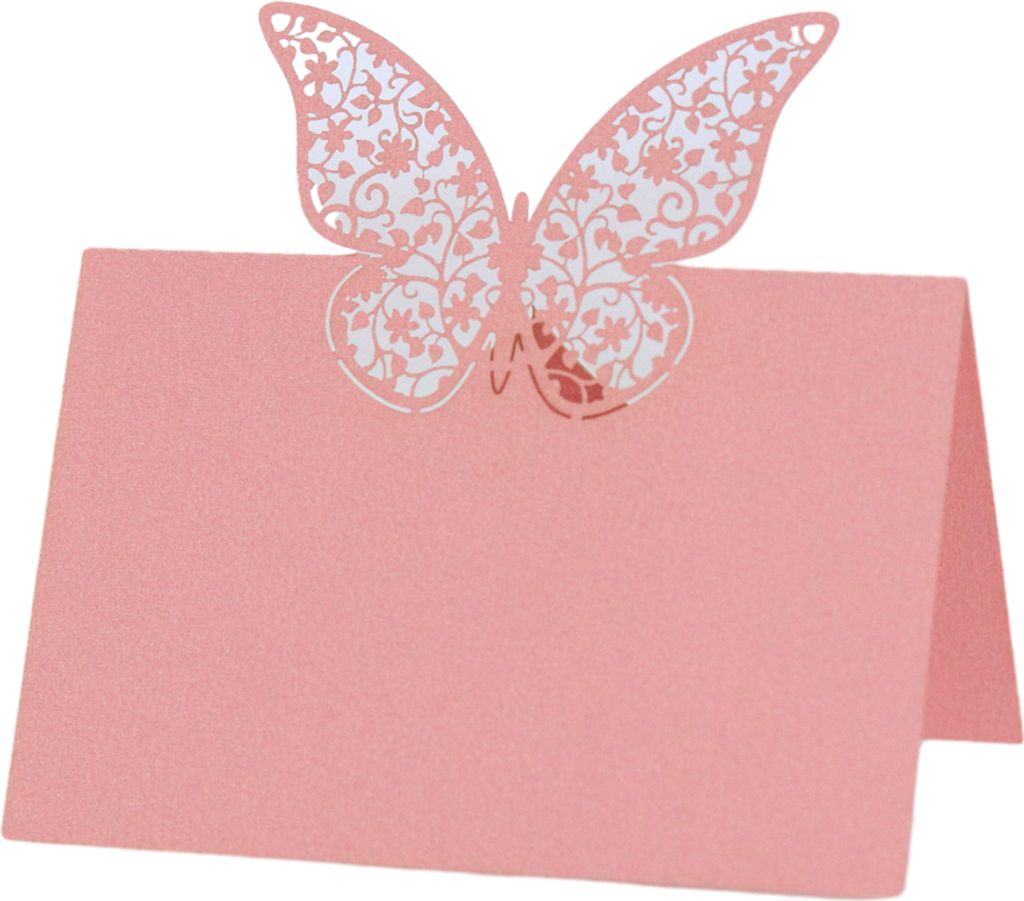 50pcs Hochzeit Tischkarten Für Tischdekoration, Laser Cut Schmetterling Sitz Tischkarten Für Tische, Hochzeit Name Tischkarten Perfekt